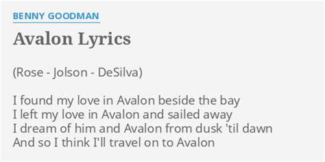 avalon lyrics